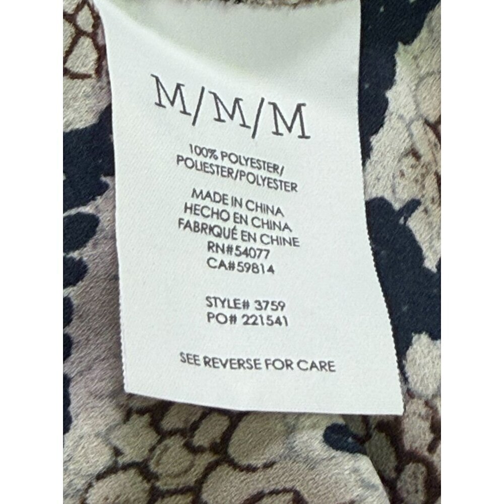 Cabi Serpentine Snake Print Blouse Size M - Picture 9 of 13